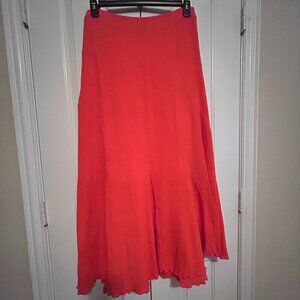 Women's Orange Skirt in Size Medium by AGB.